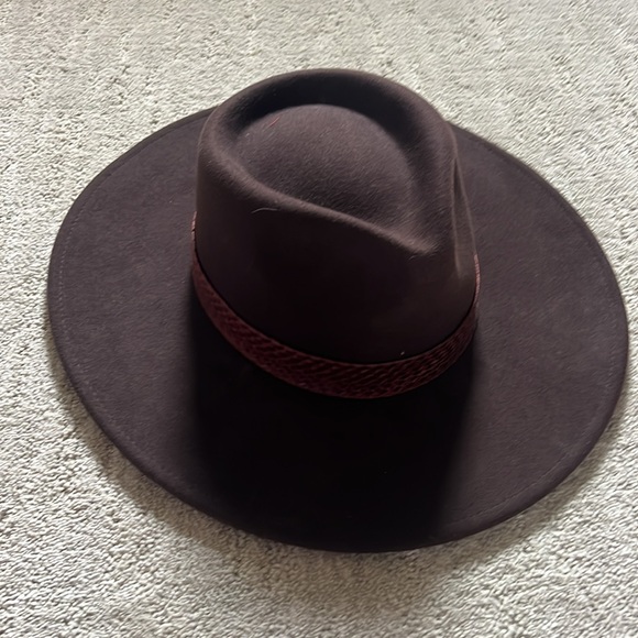 WYETH chocolate brown fedora - Picture 5 of 5